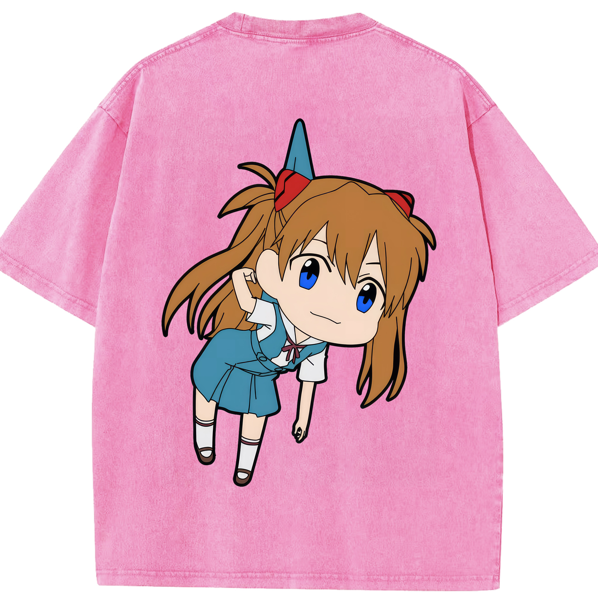 （画像用） EVA 新世紀エヴァンゲリオン 綿100% ヴィンテージ風 半袖Tシャツ（背面プリント）